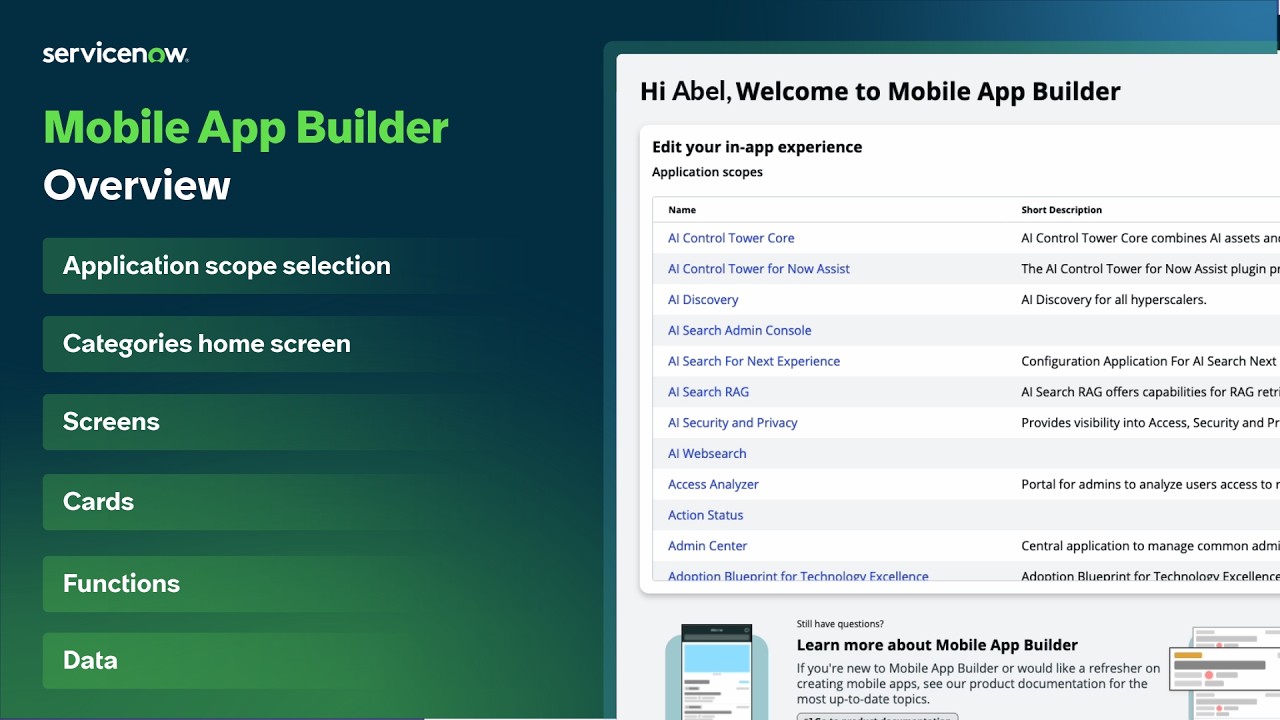 Mobile App Builder | Overview - YouTube