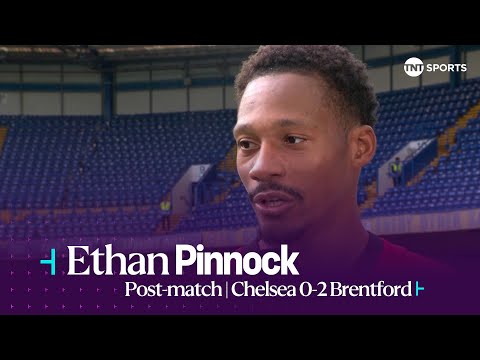 👏 Player of the match Ethan Pinnock reacts after Brentford punish Chelsea in the West London Derby