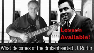 Video thumbnail of "What Becomes of the Brokenhearted, Fingerstyle Guitar, HD lesson available to download!"