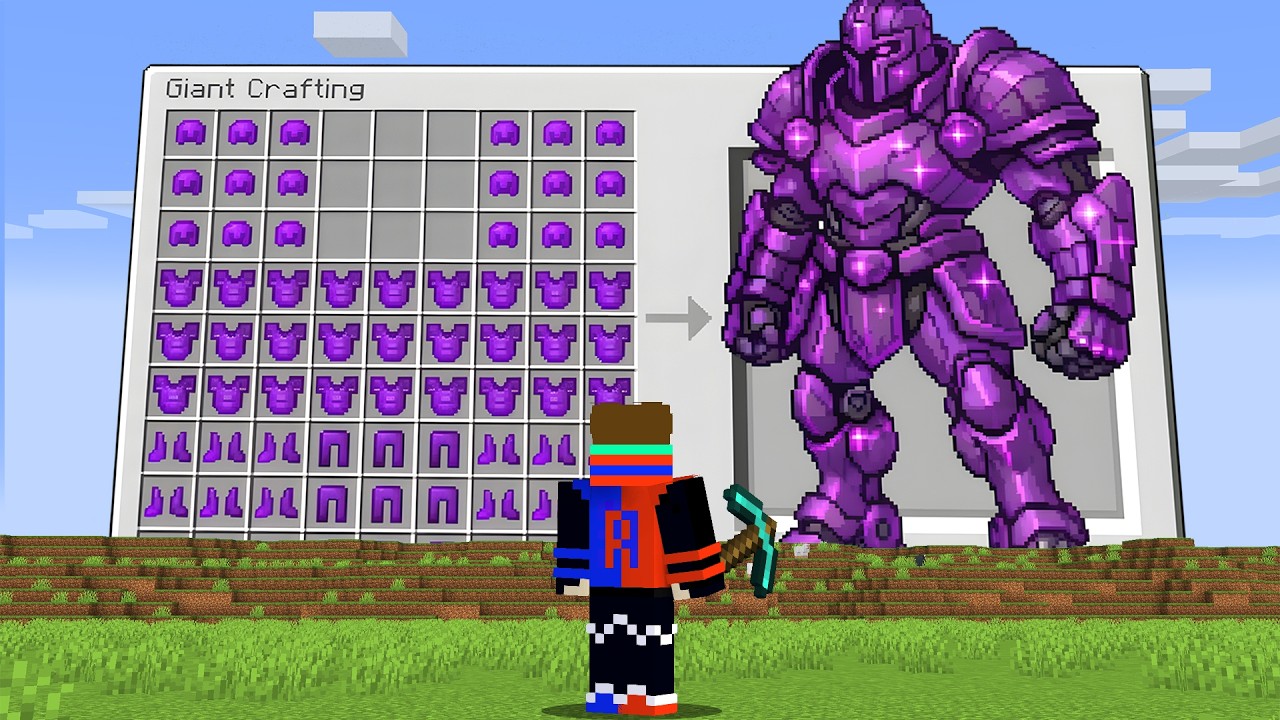 I Secretly Used GIANT Items in Minecraft