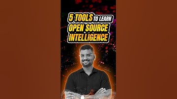Top 5 OSINT Tools You MUST Know