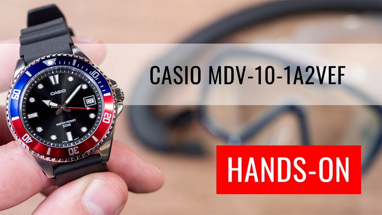 HANDS-ON: Casio Collection Baby Duro MDV-10-1A2VEF - YouTube