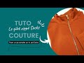 Tuto couture  comment poser un zip complet sur son pull socks pour en faire un gilet 