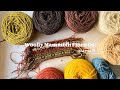 Woolly mammoth fibre co ep42  colourwork swatching  cosy winter knits