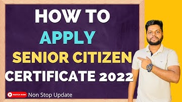 How To Apply Senior Citizen Certificate Online In Assam 2022 । Assam Right To Public Services |