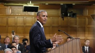 Prime Minister Trudeau and President Obama deliver addresses to Parliament