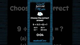 Solve Before Time Ends 7🧠 #math #puzzle #shorts #quiz #canyousolvethis #challenge