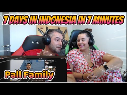 7 Days In Indonesia In 7 Minutes 🇮🇩 | Pall Family Reaction  🇮🇩