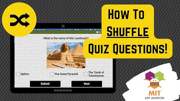 How to Shuffle Quiz Questions in MIT App Inventor | Easy Tutorial