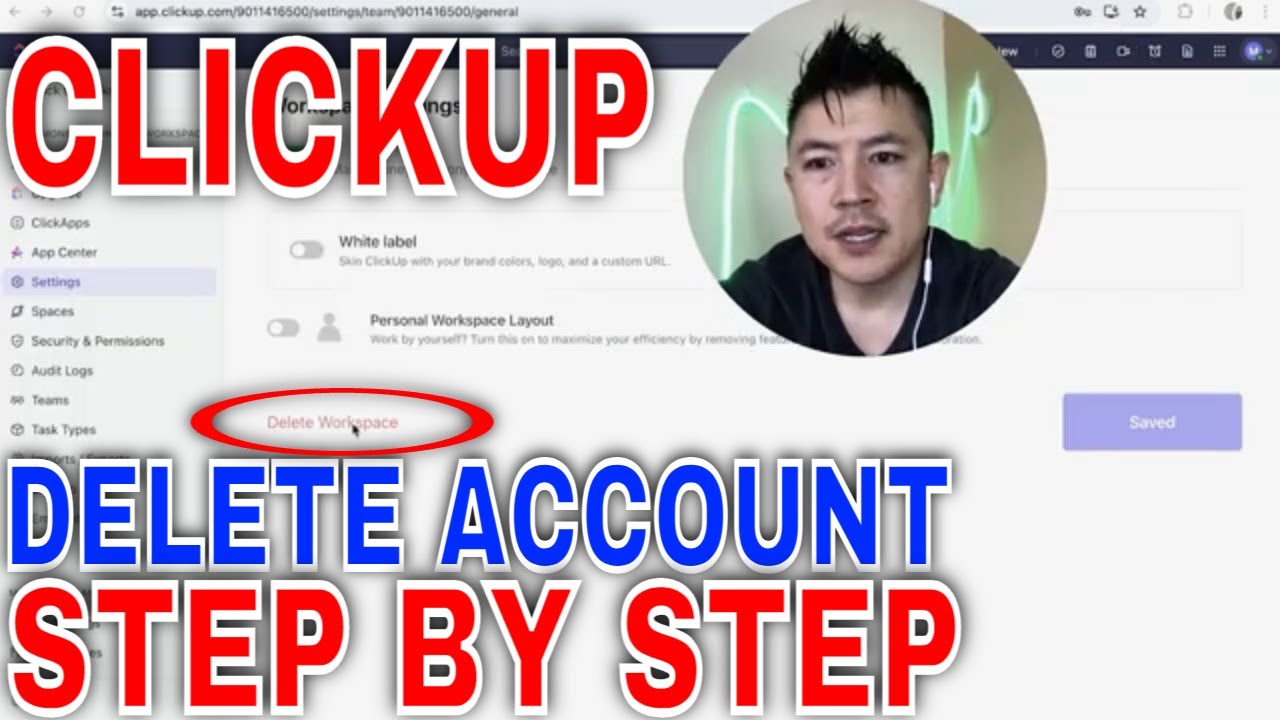 How To Permanently Delete ClickUp Account 🔴 - YouTube