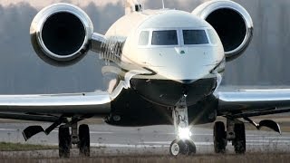 Gorgeous Gulfstream G650 MUSIK TakeOff at Bern Airport