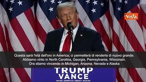 Trump: "È l'età dell'oro dell'America, la renderemo grande di nuovo"