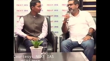 🔴 Live.. Ojha sir and upsc topper shubham kumar Rank 1