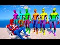 GTA 5 Epic Water Ragdolls | Spider-Man Vs Alien pink | Jumps / Fails ep.01| JR Gamelover