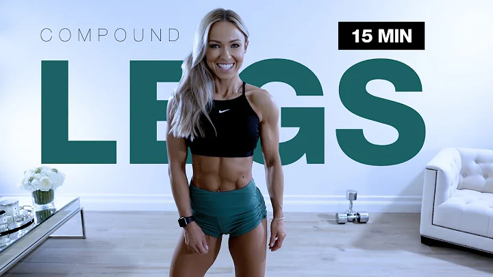 15 MIN COMPOUND LEG WORKOUT with Dumbbells at Home...