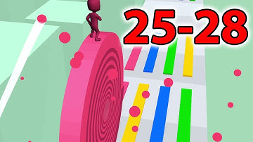 Layers Roll - Level  25-28  - Gameplay Walkthrough - All Level (iOS, Android)