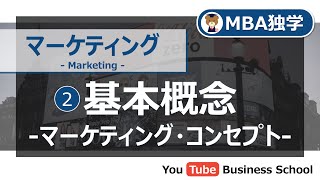 マーケティング基礎講座#2 基本概念-マーケティング・コンセプト-【MBA独学】