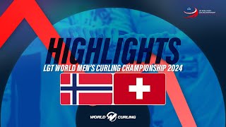 Norway v Switzerland - LGT World Men's Curling Championship 2024 - Highlights