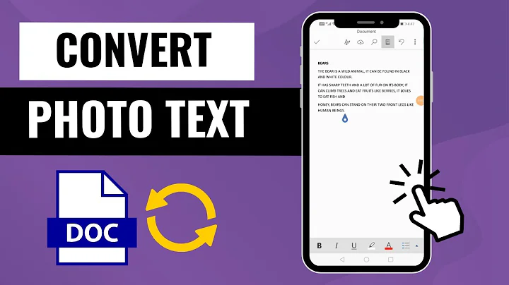 How To Convert Photo Text Into Word in Mobile - Easy GUIDE !