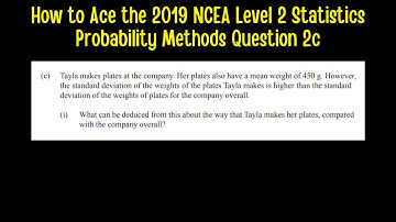 How to Ace the 2019 NCEA Level 2 Probability Methods Question 2c