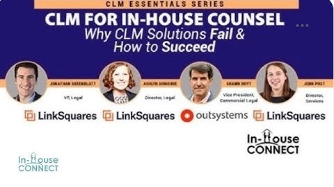 CLM For In-House Counsel