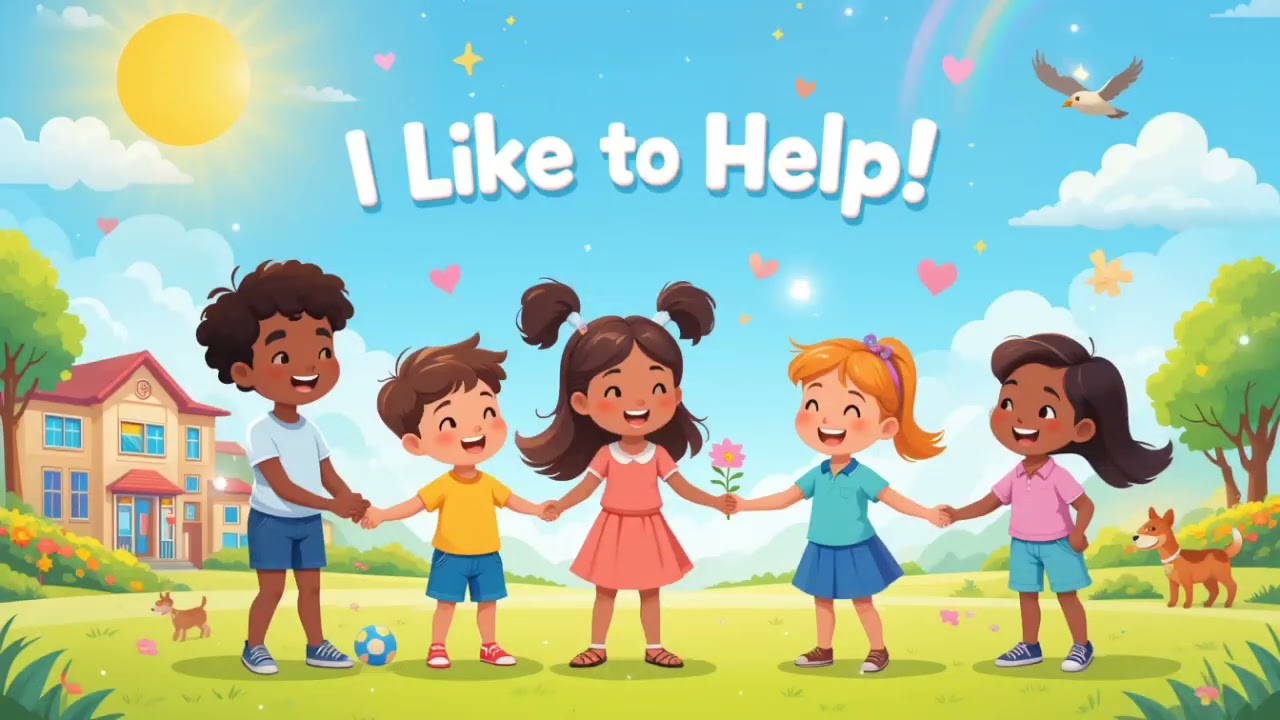 I Like To Help! | Educational Song for Children | Kids Music 2025