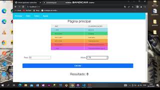 Angular – Presenting my BMI calculator.