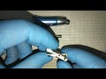 How to disassemble low speed handpiece for cleaning and lubrication
