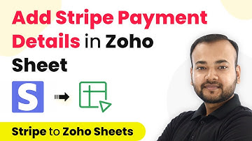 How to Add Stripe Payment Details in Zoho Sheet - Stripe Zoho Sheet Automation