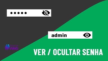 Como Criar um Campo de Mostrar/Ocultar Senha com HTML, CSS e JavaScript!