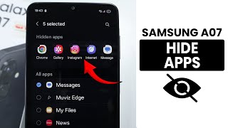 How to Hide Apps in Samsung A07 - App Hide Settings screenshot 4