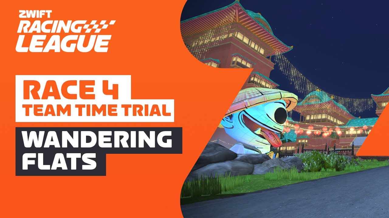 Zwift Racing League // Race 4 Wandering Flats TTT - YouTube