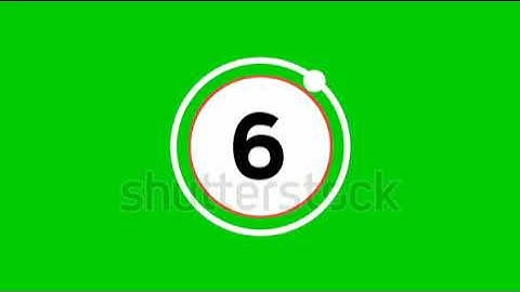 Green Screen Animation Countdown Number Stock Footage |Green Screen| Countdown | Best Green Screens