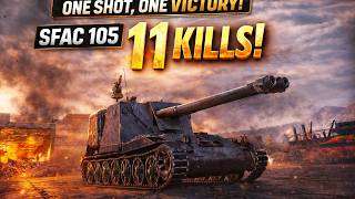 11 KILLS IN A TIER 8 DOUBLE BARREL TD?! 😱 | SFAC 105 | World of Tanks 2.0