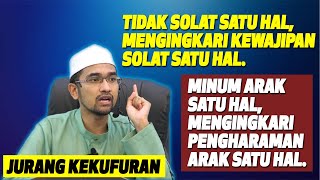 Dr Rozaimi - Tidak Solat Satu Hal, Mengingkari kewajipan solat Satu Hal.