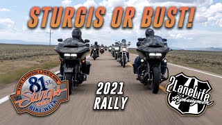 Riding Harleys to the 2021 Sturgis Motorcycle Rally! | Day 1 | L.A. to Williams, AZ | 2LaneLife | 4K