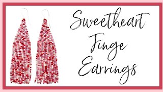 Sweetheart Fringe Earrings