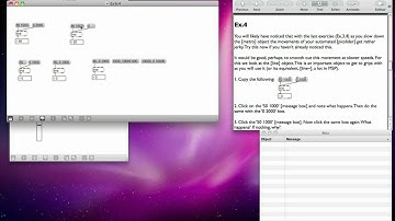 Max MSP Tutorial 03c2: Automating data & [line] object [2]