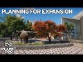 Building a beautiful low key entrance plaza in planet zoo  anima zoo