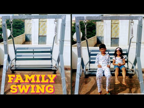 unboxing of swing,#terrace,#garden swing,#best review of family pack