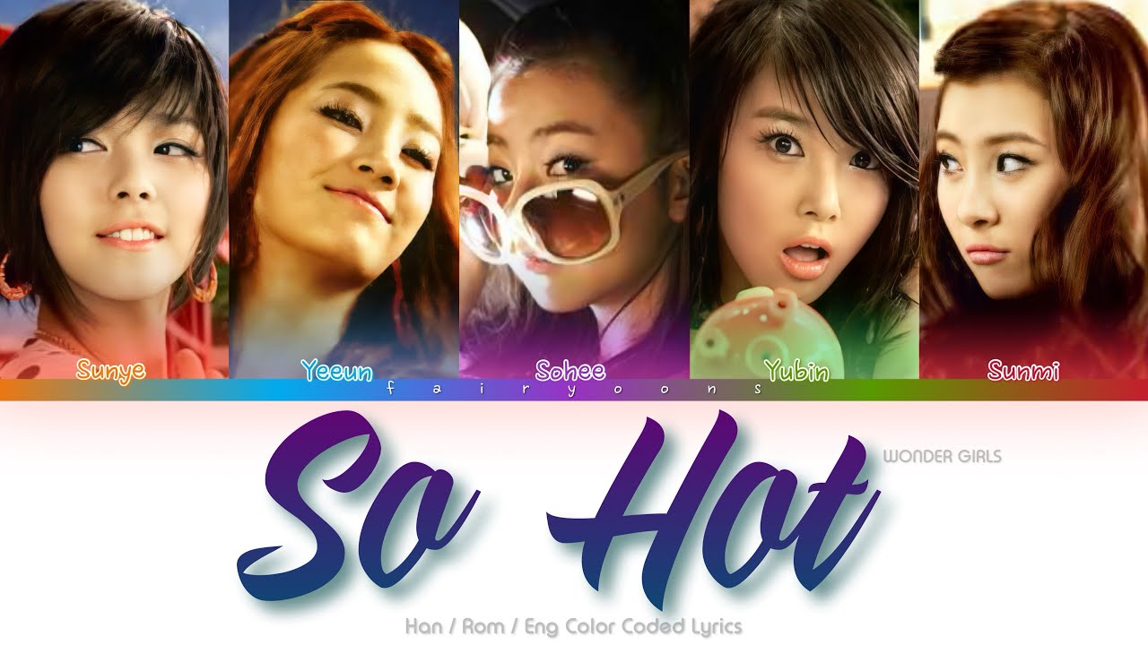 Tradução so hot de Wonder girls