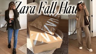 HUGE ZARA FALL HAUL! Coats, Boots, Blazers, Sets + MORE!