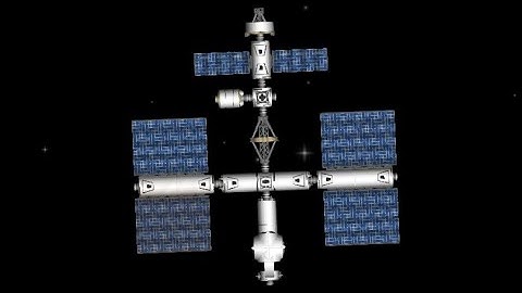 Building space station in spaceflight simulator part 2 how to Docking for space station