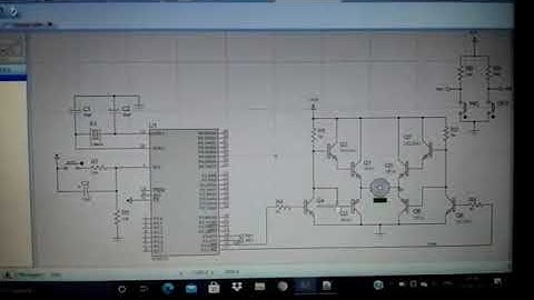 DC motor speed controller using PWM technique.