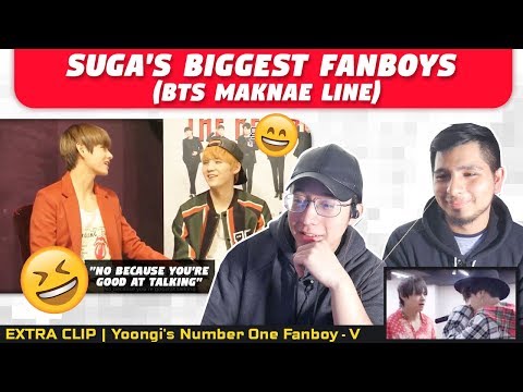 NSD REACT TO 'Suga's Biggest Fanboys (BTS Maknae Line)' (EXTRA CLIP: Yoongi's #1 Fanboy - V)