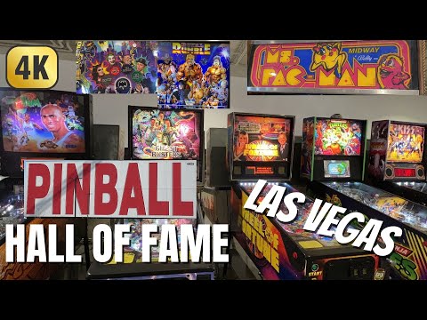 [4K] FULL TOUR Pinball Hall of Fame Las Vegas, Nevada | Pinball Museum Las Vegas Pinball Collectors