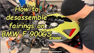 How to disassemble fairings on your BMW F 900GS