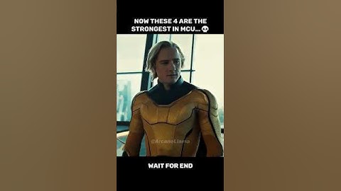 MCU 4 Strongest Gangstas Until Franklin Showed Up...💀🔥 #marvel #movie #mcu #sentry #franklin #thor