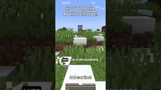 How To Make A Wind Charge In Minecraft!