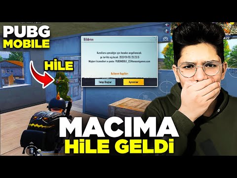 MAÇIMA HİLE GELDİ! 10  YIL BAN YEDİ! - PUBG MOBİLE